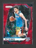 2024-25 Panini Prizm - Red Ice Prizm #17 - Chet Holmgren frente