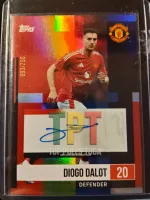 Diogo Dalot Auto /250 Team Set Manchester United  frente