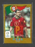 2024 Topps Chrome UEFA Euro - 1960 Topps Chrome - Gold Refractor /50 Jersey Number #TC-25 - Pauleta frente