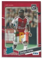 Carlos Forbs Red Prizm /299 #179 frente