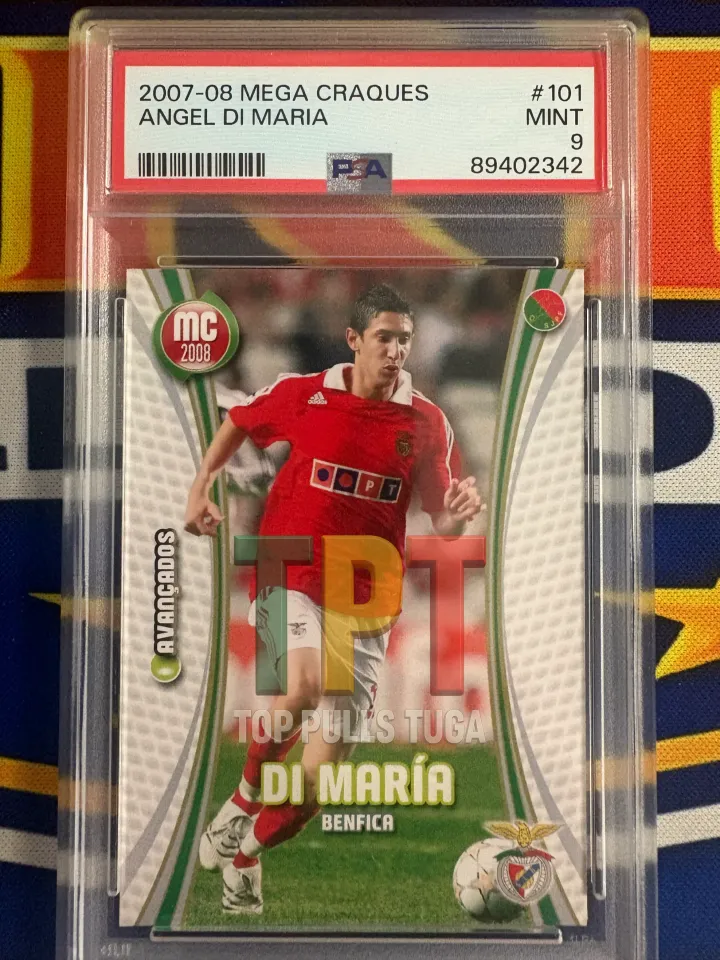 2007-2008 Angel Di Maria PSA 9 frente