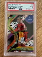 Gianluca Prestianni RC Black Refractor /10 - PSA 9 frente