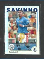 2024-25 Topps Chrome UEFA Club Competitions - Refractor #56 - Savinho frente