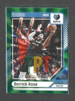 2024-25 Panini Donruss - Holo Green Laser #65 - Derrick Rose frente