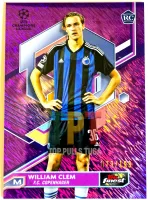 William Clem /199 Purple Refractor frente