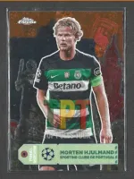 Morten Hjulmand Orange Starball Refractor /25 #FD-2 frente