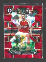 2023-24 Panini Select Premier League - Red Ice Prizm #7 - Terrace - Gabriel Martinelli frente