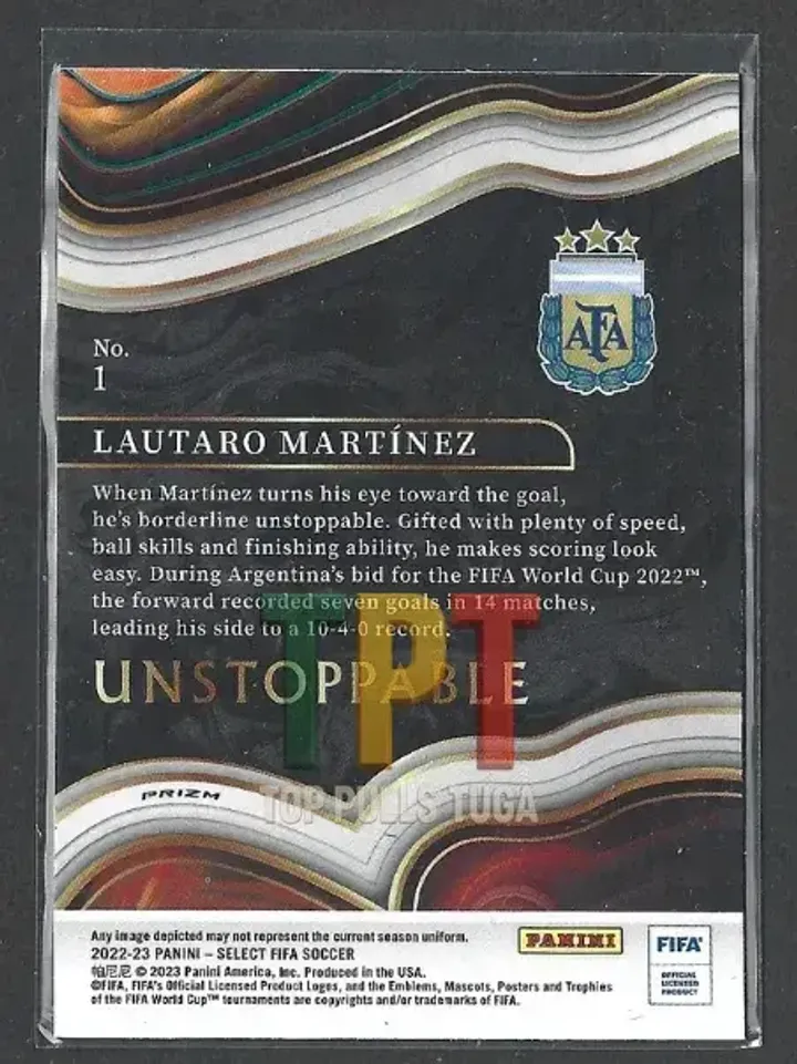Lautaro Martinez - Unstoppable #1 verso