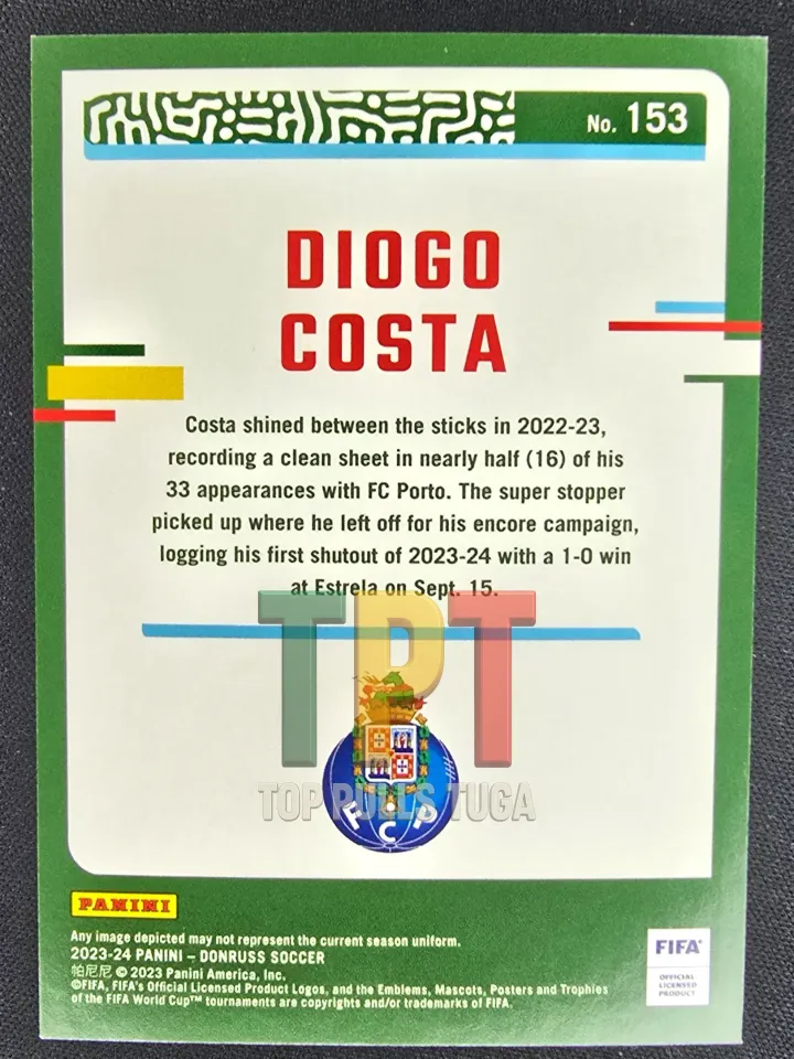 Diogo Costa Silver verso