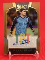 Iker Casillas 2016-17 Panini Select Auto Card #S-IC /35 frente