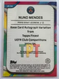 Nuno Mendes Orange Auto /25 verso