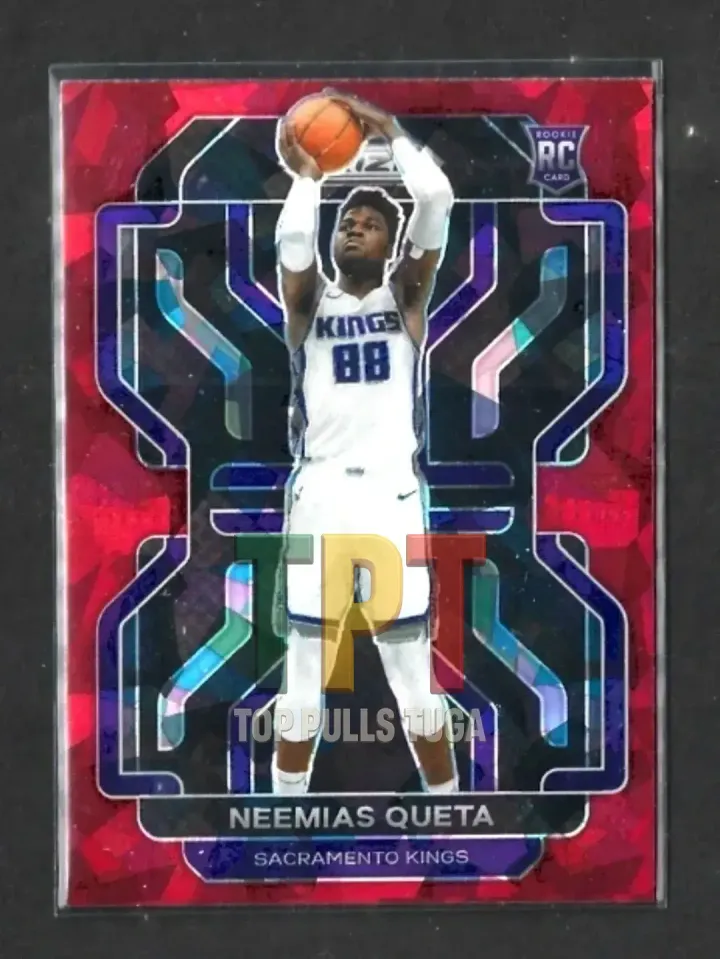 2021-22 Panini Prizm - Red Ice Prizm #316 - Neemias Queta (BA00114) front