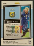 Rodrigo De Paul /15 Argentina Panini Fifa Score 2022-23 verso