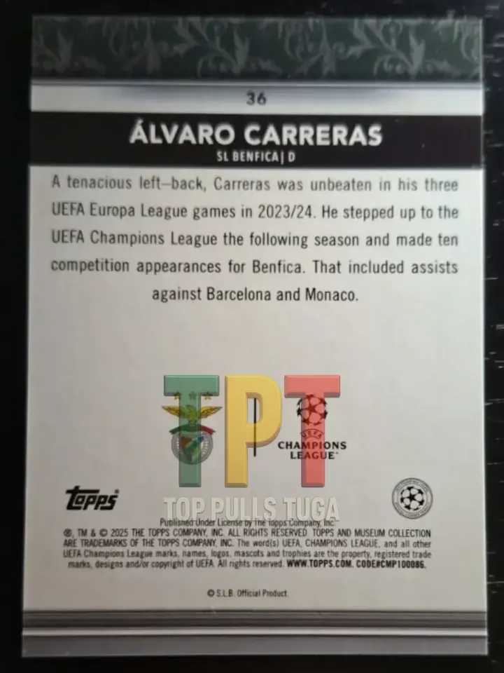 Álvaro Carreras RC /75 verso