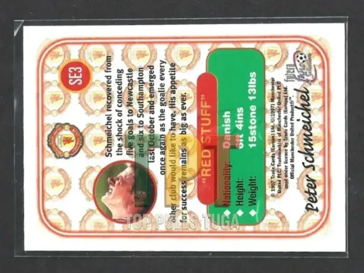 Peter Schmeichel - Special Edition #SE3 verso