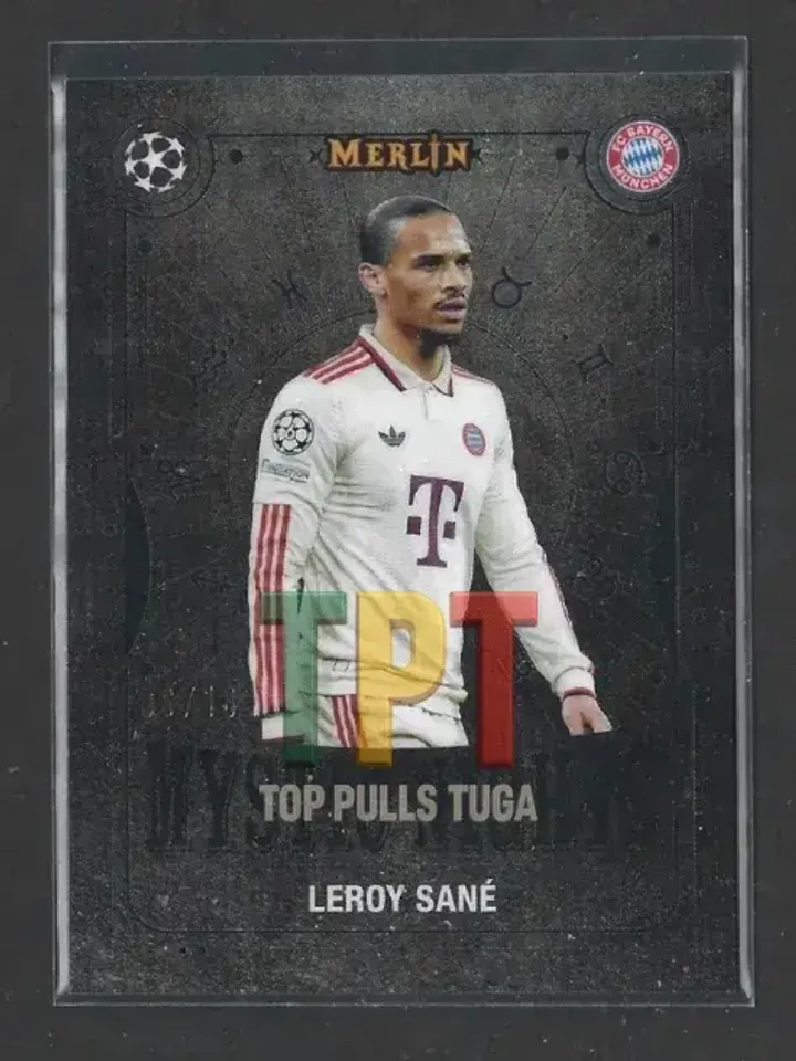 Leroy Sané - Mystic Nights - Black Refractor /10 #MN-8 frente