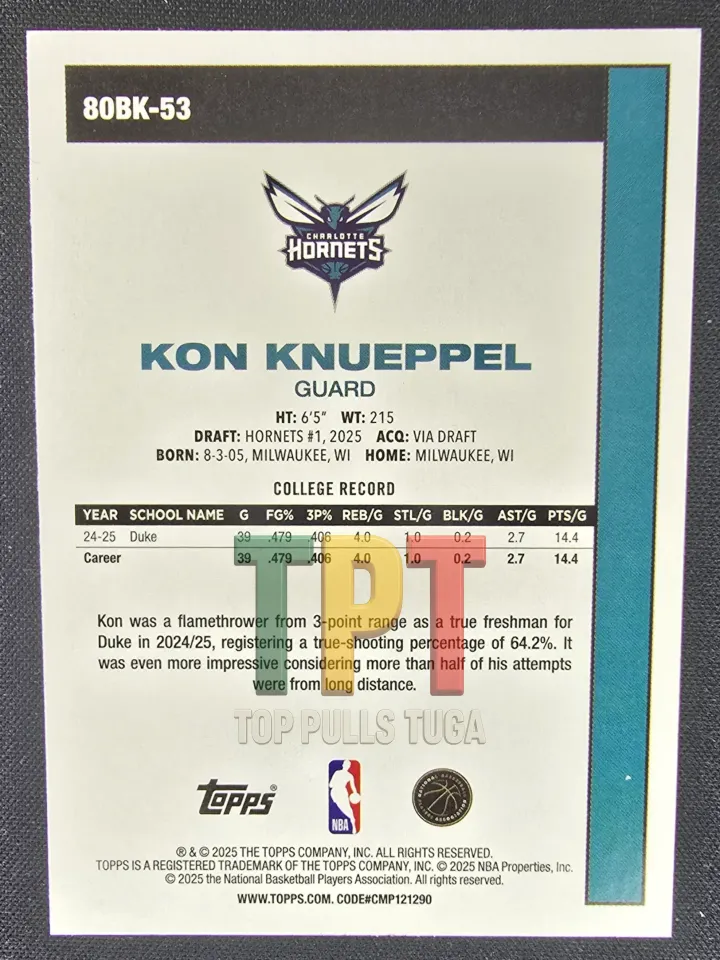 Kon Kneuppel RC 45 anniversary verso