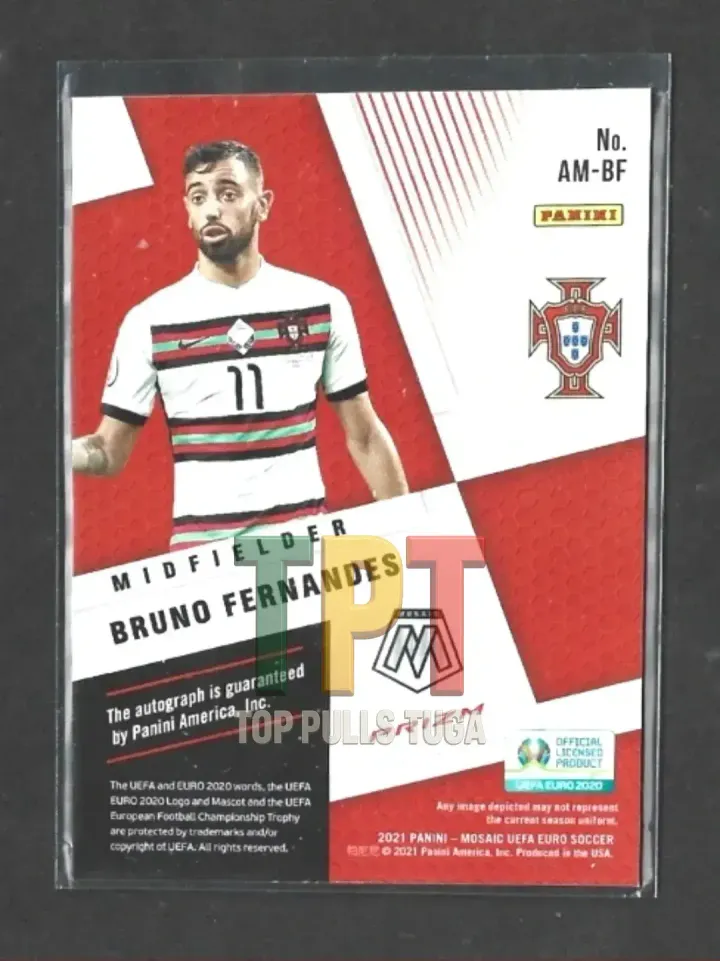 Bruno Fernandes - Autographs - Circles Prizm #AM-BF verso