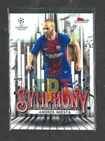 2024-25 Topps Finest UEFA Club Competitions - Finest Symphony #SY-22 - Andrés Iniesta frente