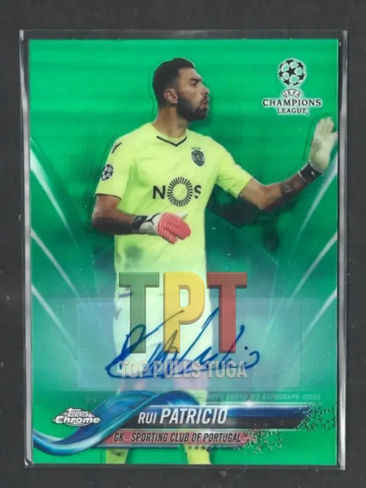 Rui Patricio - Green Refractor Autographs /99 #54 frente
