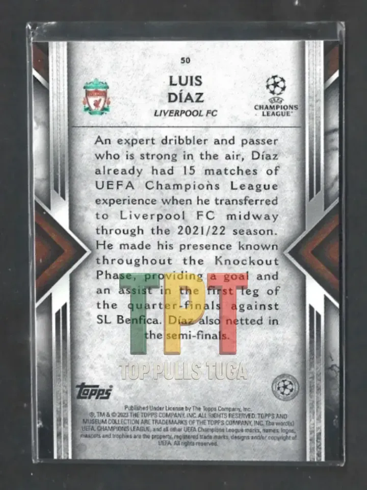 Luis Díaz - #50 verso