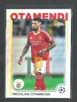 2024-25 Topps Chrome UEFA Club Competitions - Refractor #86 - Nicolas Otamendi frente