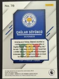 Çaglar Soyuncu /20 Leicester City Panini Donruss Elite Premier League 2021-22 verso
