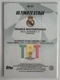 Franco Mastantuono - Ultimate Stage Chrome Card verso