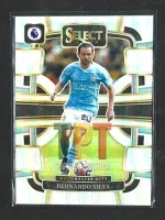 2023-24 Panini Select FIFA - Silver Prizm #14 - Bernardo Silva frente