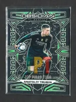 2023-24 Panini Obsidian - Electric Etch Green #194 - Anatoliy Trubin frente