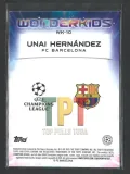 Unai Hernández - Wonderkids #WK-10 verso