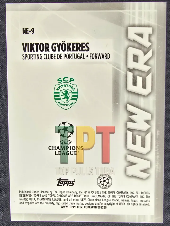 Viktor Gyökeres New Era Mojo Refractor verso