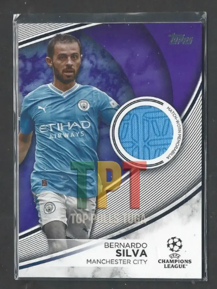 Bernardo Silva - Topps Superstar Relics - Purple Foilboard /299 #TS-BS frente