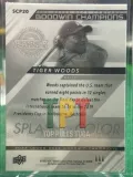 2022 Goodwin Champions Splash of Color Tiger Woods verso