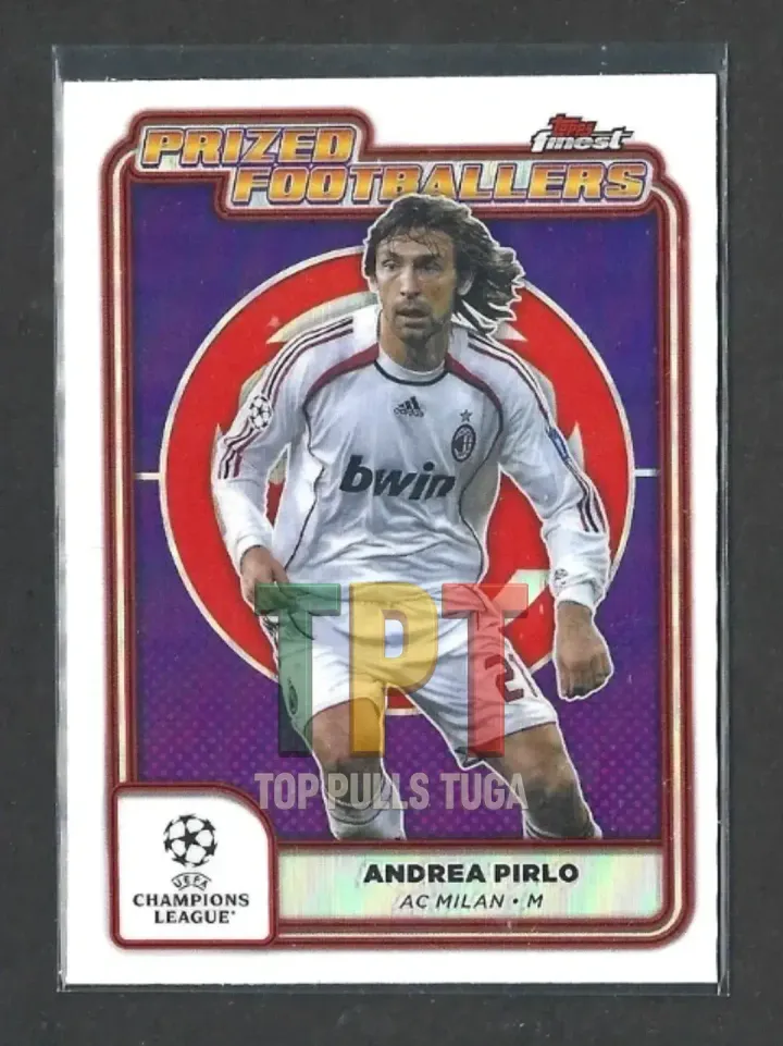 2024-25 Topps Finest UEFA Club Competitions - Prized Footballers #PF-17 - Andrea Pirlo (A00003) frente
