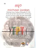 Michael Jordan Upper Deck 1998 MJX MJ Timeline # 105 verso