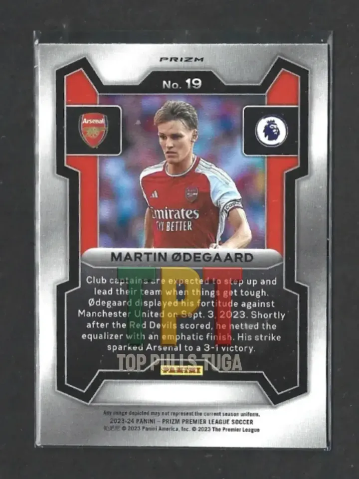 Martin Odegaard - Pink Mosaic Prizm #19 verso