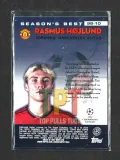 2023-24 Topps Chrome UEFA Club Competitions - 1998 Topps Chrome Shooting Stars #98-10 - Rasmus Højlund verso